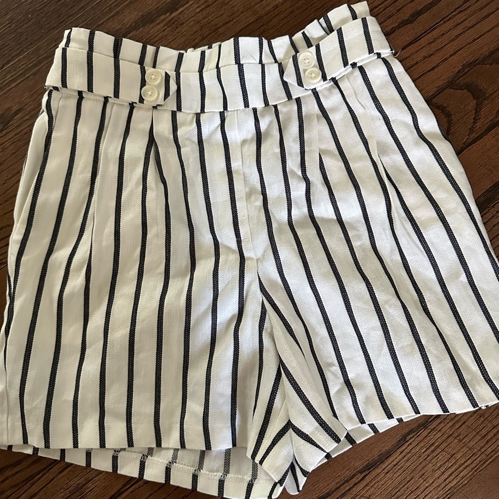 Express striped shorts